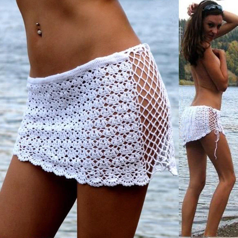 Female Summer Bikinis Cover Ups Solid Diamonds Glitter Fishnet Net Hollow Out Beach Dress Sexy Women Bathing Swimsuits bathing suit and cover up set