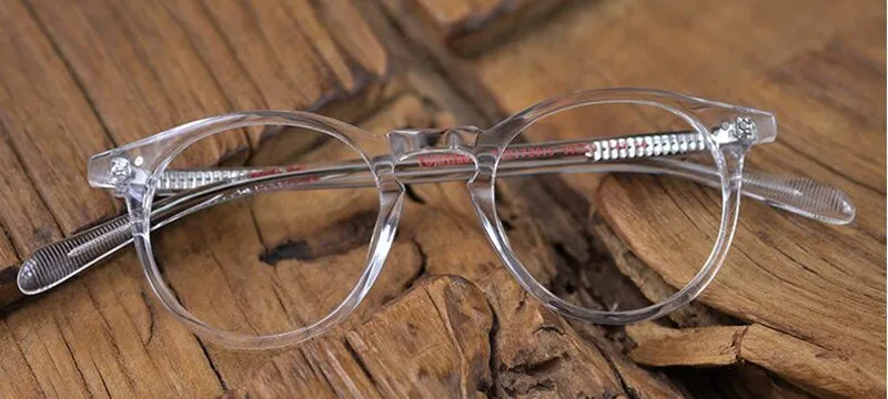 Винтажные овальные круглые прозрачные оправы для очков, очки для мужчин и женщин, очки для близорукости Rx, высокое качество