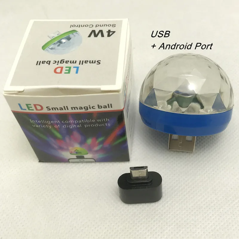 YIYANG инновационный осветительный прибор мини USB огни дискотеки RGB DC5V этапа для отдыха и вечеринок Новое поступление на год Рождественский диско бар украшения красочные светодиодные лампы