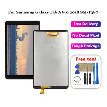 

High Quality For Samsung Galaxy Tab A 8.0 2018 SM-T387 T387 LCD display touch screen Panel digitizer assembly