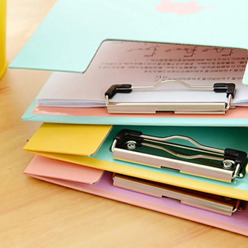 

Creative A4 Cute Clipboards Lovely Stationery Store Clip Folder Board Desk File Drawing Writing Pad School Office Accessory Tool