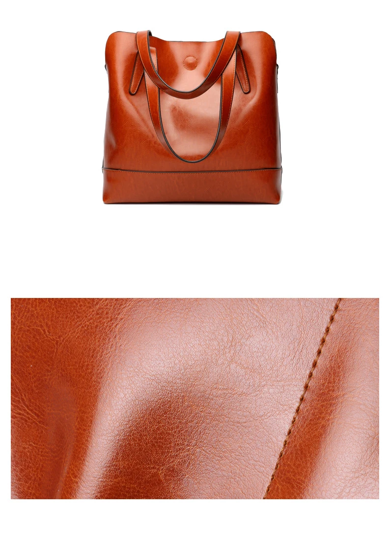 Women genuine leather shoulder bag 14