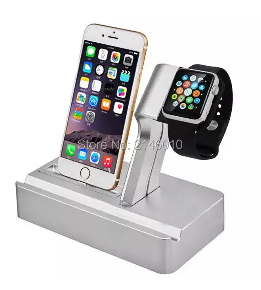 3 в 1 ремешок для часов подставка перезаряжаемый кронштейн Apple Watch iPhone iPad