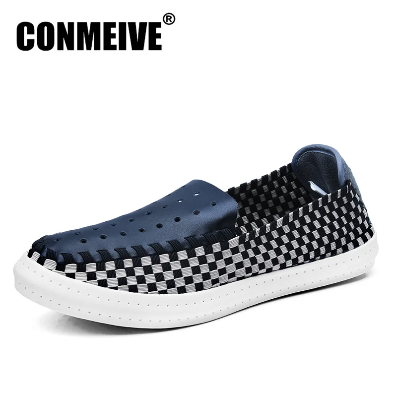 

Top Fashion Superstar Shoes Men Breathable Slip-on Summer Flat Popular Style Loafers Rubber Mesh Light Mens Trainers Tenis