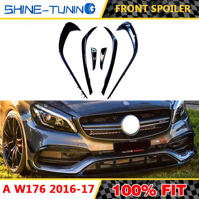 

Suitable for NEW A-class W176 M-B side spoiler front spoiler Edition 1 A200 A250 A45 A180 wing sport 2016-17