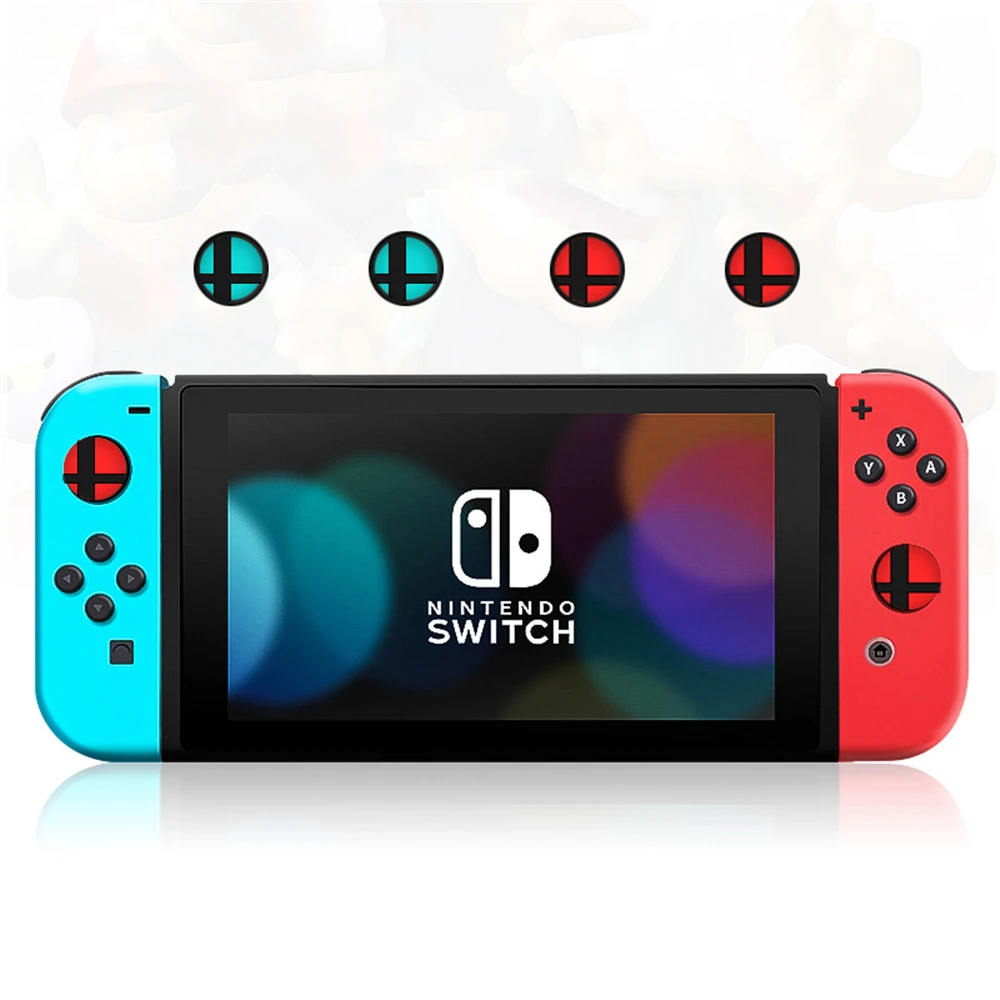 4 шт. силиконовые накладки на стики для консоли Nintendo NS Switch|Запасные части| |