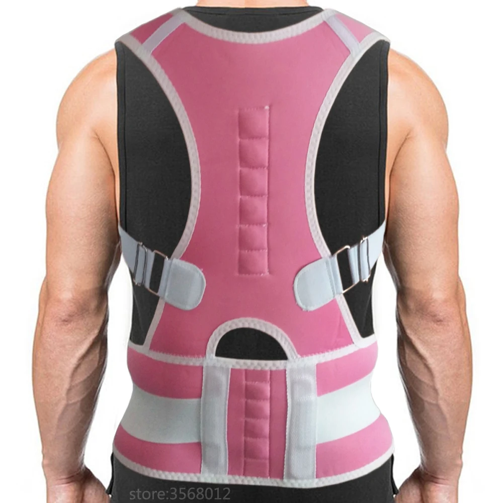 Unisex Chest Breast Waist Support Belt Band Back Posture