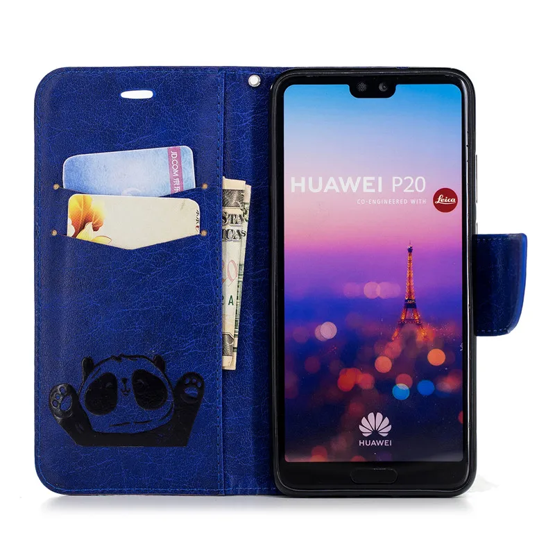 Роскошный кожаный чехол-книжка с бумажником для huawei P20 P10 mate 10 Lite Pro P Smart Honor 7A 7C 7X Y9 Y5 Магнитный чехол с подставкой для телефона s