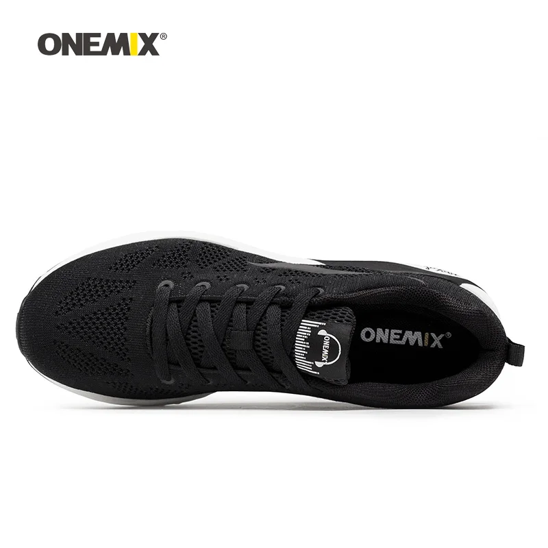 ONEMIX мужская спортивная обувь для мужчин красивые Zapatillas спортивные кроссовки Черный Красный Спортивная воздушная подушка уличные беговые Прогулочные кроссовки