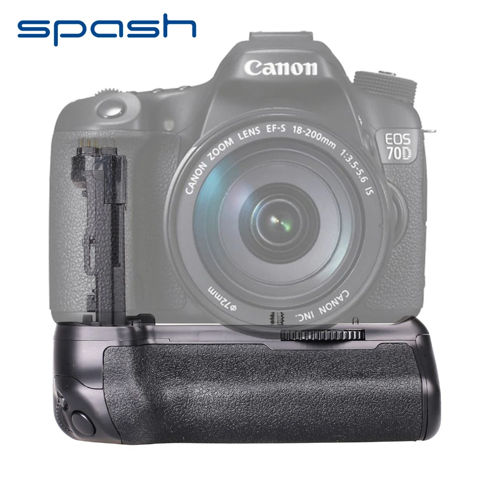 Spash многофункциональная Вертикальная Батарейная ручка для Canon EOS 70D 80D камера