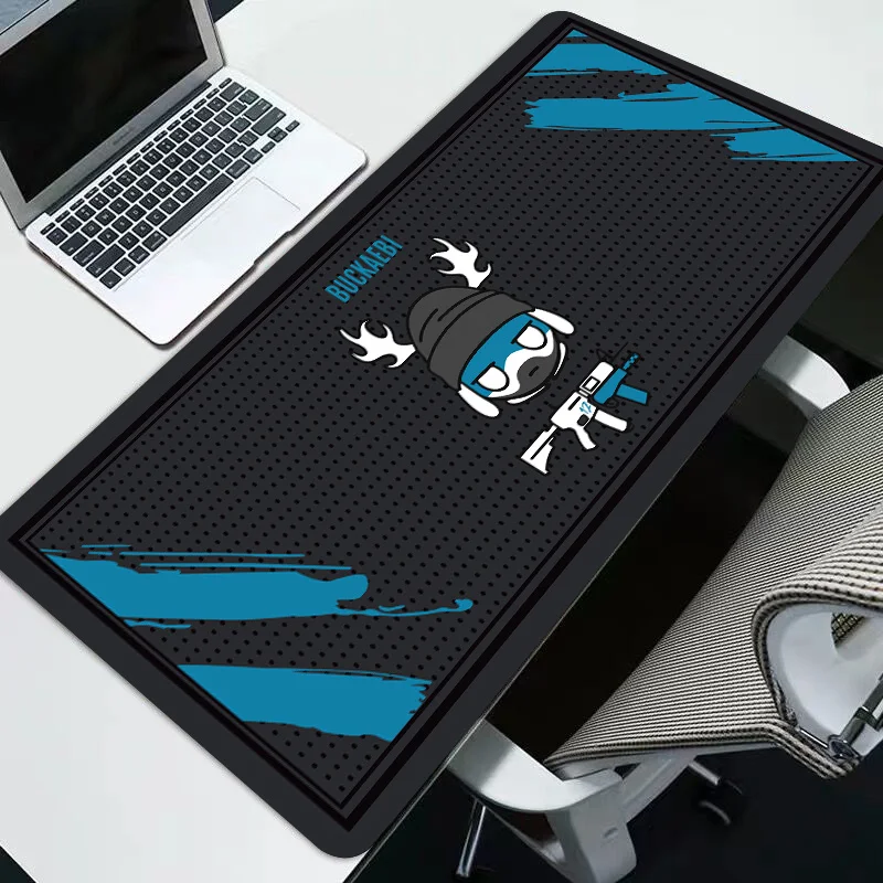 Sovawin Rainbow Six Siege Mouse Pad Rubber 800x300mm Super Large Computer Mouse Pads Gaming Keyboard Mat XL for Desk Laptop PC