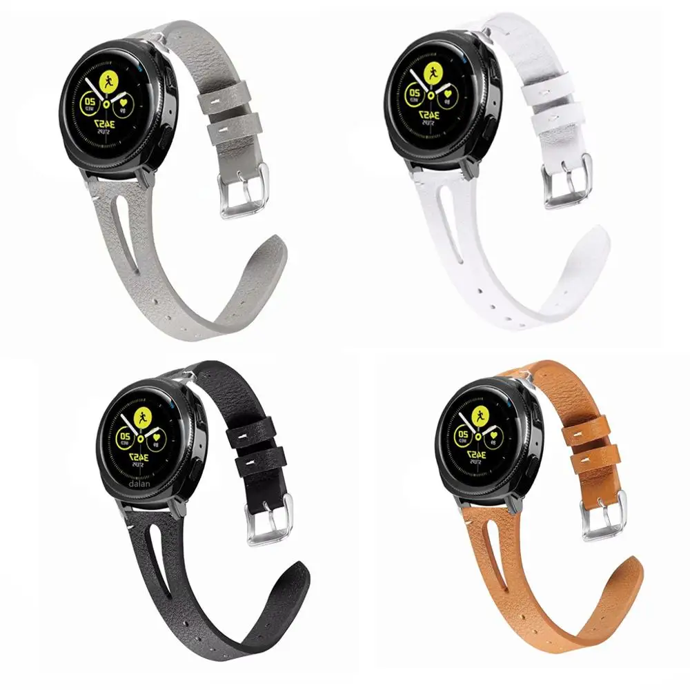 Ремешок для huawei gt 2 20 22 мм элегантные часы Samsung huami amazfit bip galaxy watch active 42 46 Gear sport s2 S3