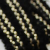5 ярдов/партия твидовая тесьма 2 см широкая Золотая Смешанная лента с блестками в фирменном стиле аксессуар для сумки одежды - Цвет: black