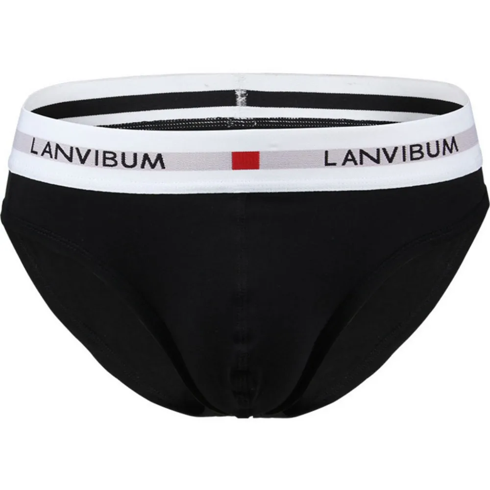 2019 Men's fashion letter print solid color briefs Summer sexy beach shorts seaside swimming sports pants quick-drying 40J17 (6)
