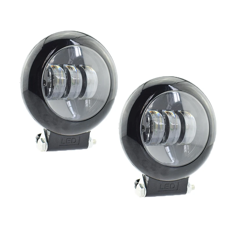 2 Pcs motorcycle led headlamp 12V 50W/pair auxiliary light motorbike