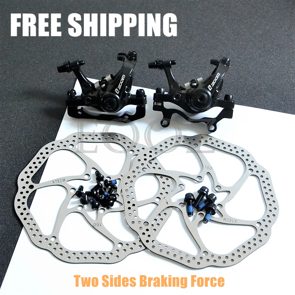 2017 New ZOOM HB 680 MTB Mechanical Disc Brake Two sides Braking Force