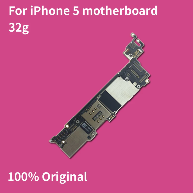 Материнская плата для iPhone 5 материнская 32 Гб ПЗУ оригинальная iOS установленная