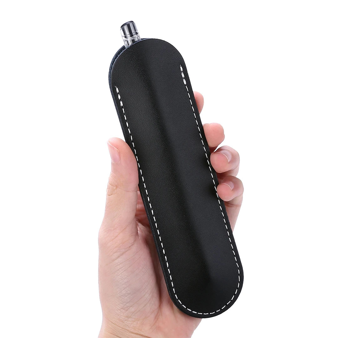 

1pc Mayitr Fountain Pen Pouch Roller Ball Case Leather Handcrafted Single Pen Pencil Bag Holder Storage Sleeve Pouch Gift