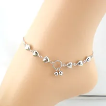 Браслеты на ноги ножные браслеты Жизнь Сердце вишни женские лодыжки браслет босиком сандалии Пляж ноги ювелирные изделия Las piernas 4H