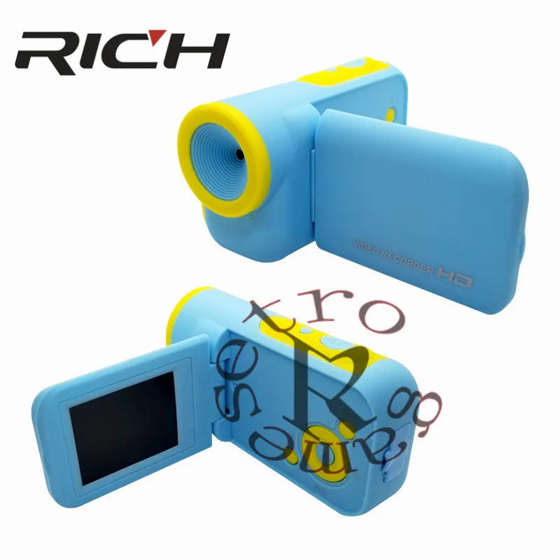 US $665.00 DHL 50pcsLot 2 Inch Screen HD Childrens Digital Camera Puzzle Camera DV Color Cartoon Kids Video Recorder