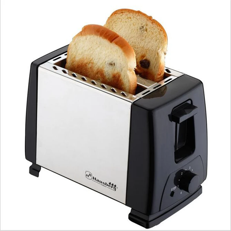 

6 Gear Household Automatic 304 Stainless Steel 2 Slices Bread Toaster Machine With EU Plug For Breakfast 220V 750W