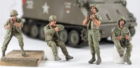 

1/35 Resin Kits Vietnam War US Army 4pc/set (only 4pcs figures)