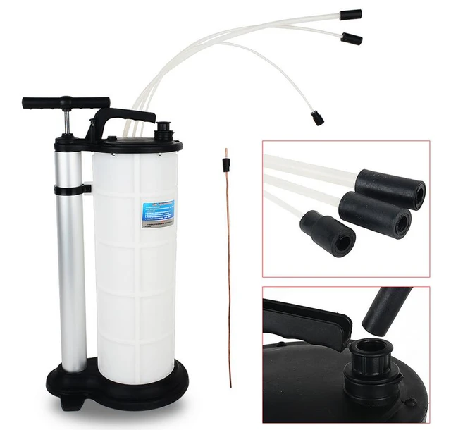 Oil Fluid Extractor 9l Manual Vacuum Fuel Petrol Pump Transfer Syphon  Liquid Suction Machine Hand Pumping Automotive Tool Pe - Tire Repair Tools  - AliExpress