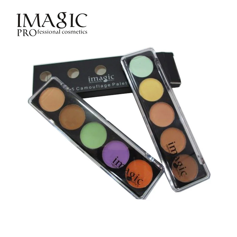 

IMAGIC Brand 5color Concealer Palette Foundation Brighten Long Lasting Concealer Contour Cream Cosmetic Face Corrector Makeup