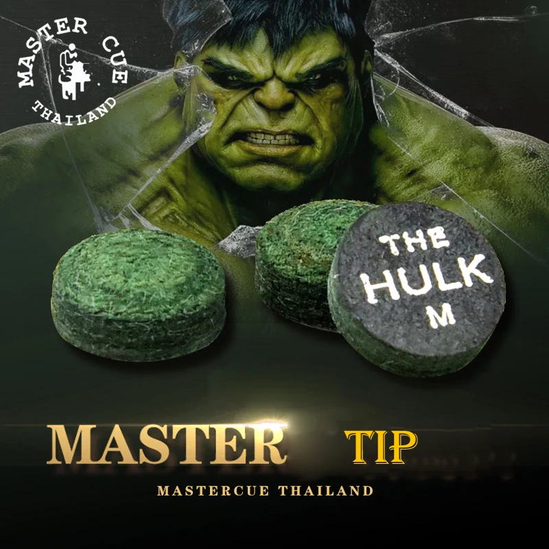 

Original Master Tip 11mm Professional High Quality Multi-layer Leather Tip HULK Snooker Cue Tips Billiards Accessories