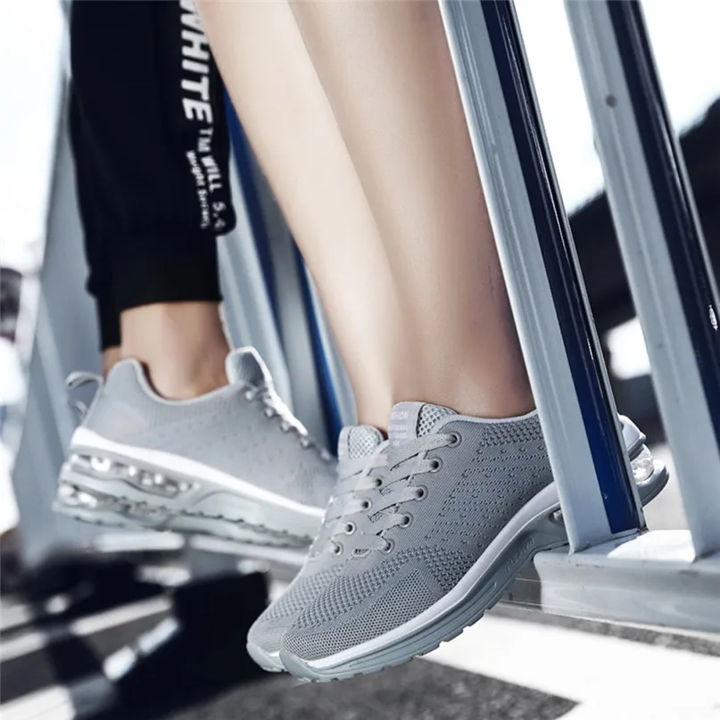 Man Women Sneakers Couple Models Running Shoes Flying Woven Mesh Shoes Lace-Up Casual Shoes Sports Shoes #2n06 (12)