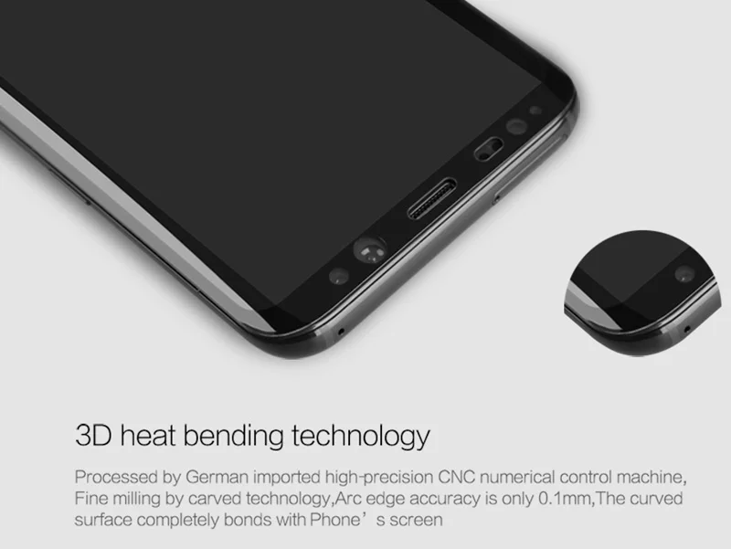 NILLKIN 3D CP+ Max Full Экран крышка из закаленного Стекло защитный для Samsung Galaxy S8 S9 плюс