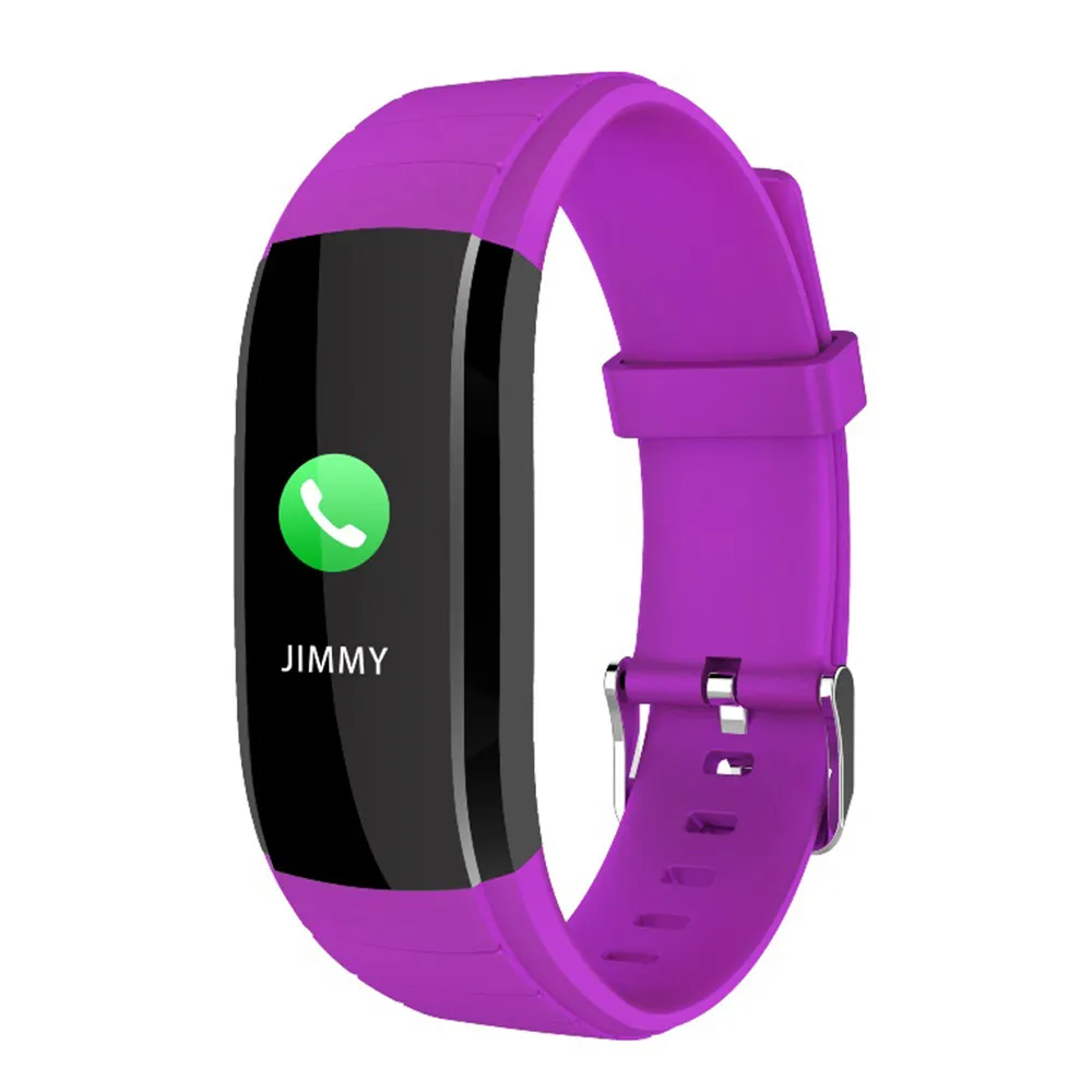 2019 Popular Men Women Stylish IP67 Waterproof Rating Colorful Smart Wrist Band Sleep Sports Fitness Pedometer Bracelet Watch