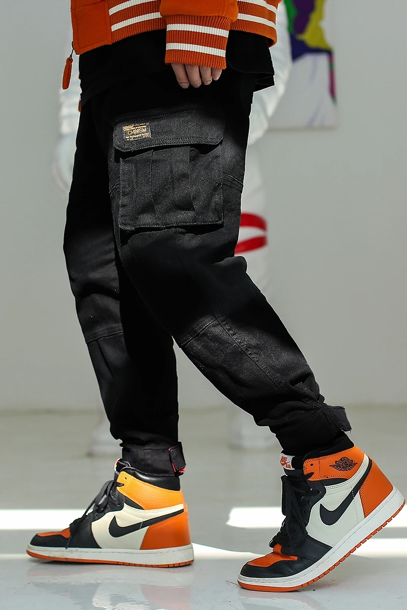 CHINISM новые армейские тактические штаны для бега Airborne повседневные свободные штаны брюки с несколькими карманами военный стиль мужские карго-шаровары