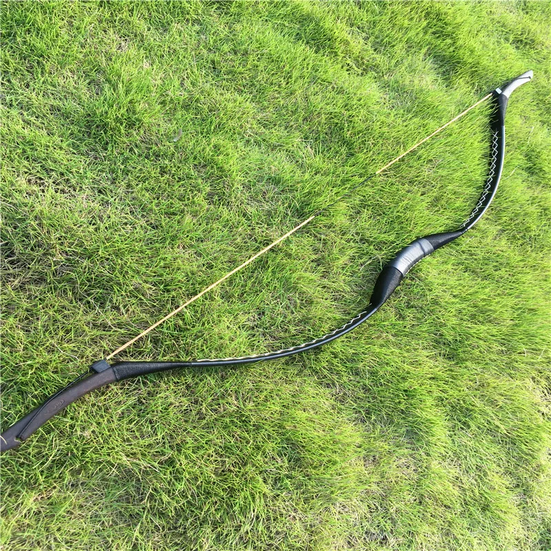 

Traditional Archery Handmade 20-60 lbs black Bow Hunting Recurve Longbow