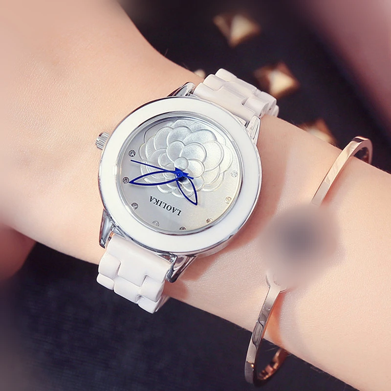 Женские часы модные трендовые женские керамические часы для женщин браслет застежка модные и повседневные подарок кварцевые часы