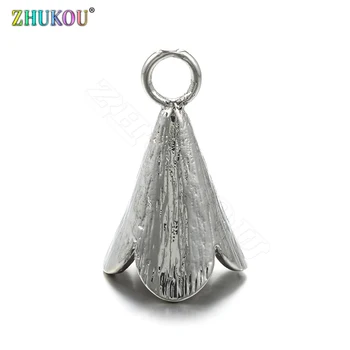 

16*26mm Lucky Bell Women's Charms Cubic Zirconia Spacer Beads DIY Jewelry Bracelet Necklace Making,Model:PD3