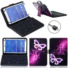 Universal Tablet Case With Micro USB Keyboard for 9.7 10 10.1 inch Android Tablet PC Printed Leather Case Stand Protective Cover Universal Tablet Case With Micro USB Keyboard for 9.7 10 10.1 inch Android Tablet PC Printed Leather Case Stand Protective Cover