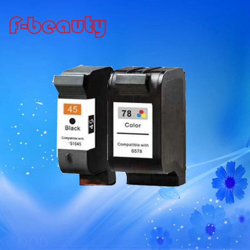 Free shipping high quality ink cartridge compatible for HP45 78 HP 930C 960C 970C 1180C 1280C