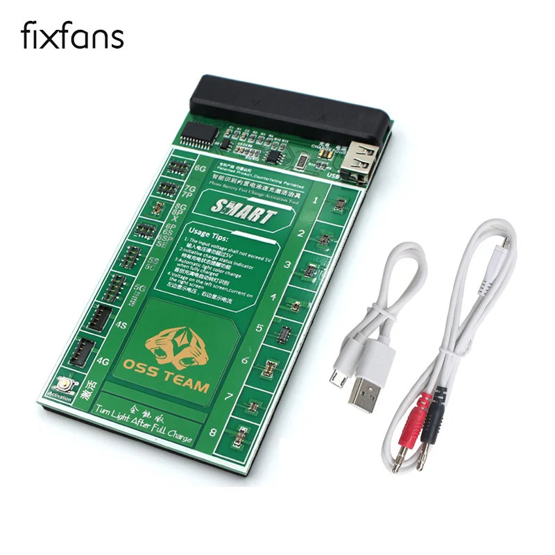

FIXFANS Mobile Phone Repair Tool Battery Fast Charging Activation Board for iPhone X 8 7 7Plus 6S 6 5S SE for Android Smartphone
