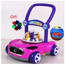 Ручная игрушка для малышей, электрическая регулируемая скорость обучения, ходунки, тележка, ходунки, ходунки, помощник с колесами, музыка