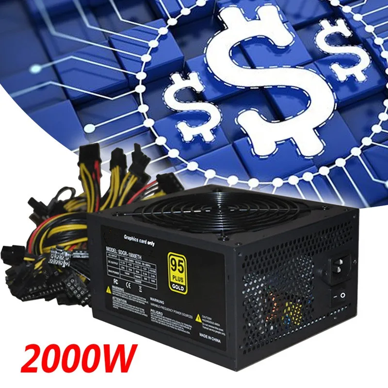 1 قطعة الذهب eth btc التعدين امدادات الطاقة atx sata ide دعم 8 gpu ethereum pc امدادات الطاقة لجهاز مينر آلة