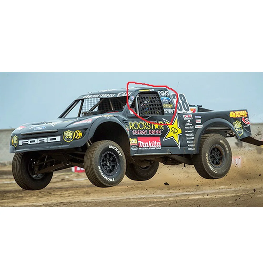 2 шт Защитная оконная сетка гриль для 1/7 Traxxas неограниченный пустынный гонщик UDR