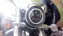 5.75 Motorcycle headlight Led Headlights Fit 5.75″ H4 Headlamp With Angel Eye For Harley Bike Sportsters XL XG XR VRSCD Dyna