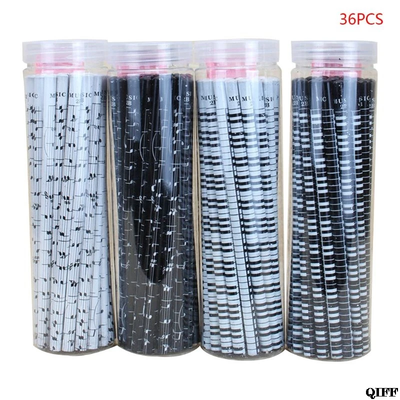

Drop Ship&Wholesale Musical Note Pencil 2B Standard Round Pencils Piano Notes Writing Drawing Tool June 4