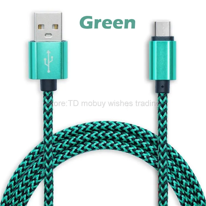 0,2 м 1 м 2 м 3 м Micro USB зарядное устройство для телефона адаптер зарядный кабель для Xiaomi Redmi Note 4/4x/3 s/3x/Pro huawei Honor 5x/5c/p8/p9 lite - Тип штекера: green cable