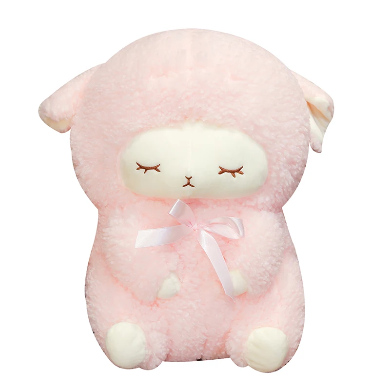 

Lovely New 1pc 30CM/40CM Super Kawaii Sleeping Sheep Plush Toys Kids Lovely Alpaca Animal Stuffed Dolls Children Birthday Gifts