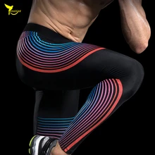 Новые мужские компрессионные трико для бега брюки Рашгард ММА для тренажерного зала Для Бега Йога сухой подходят Леггинсы для мужчин фитнес бег спортивные брюки