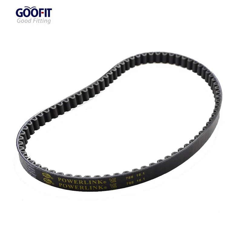 GOOFIT ворота 788*18 1*30 ПРИВОДНОЙ РЕМЕНЬ для GY6 150cc Yamaha Jog 50 Axis Baotian BT49QT 12 ATV Go Kart скутер K076