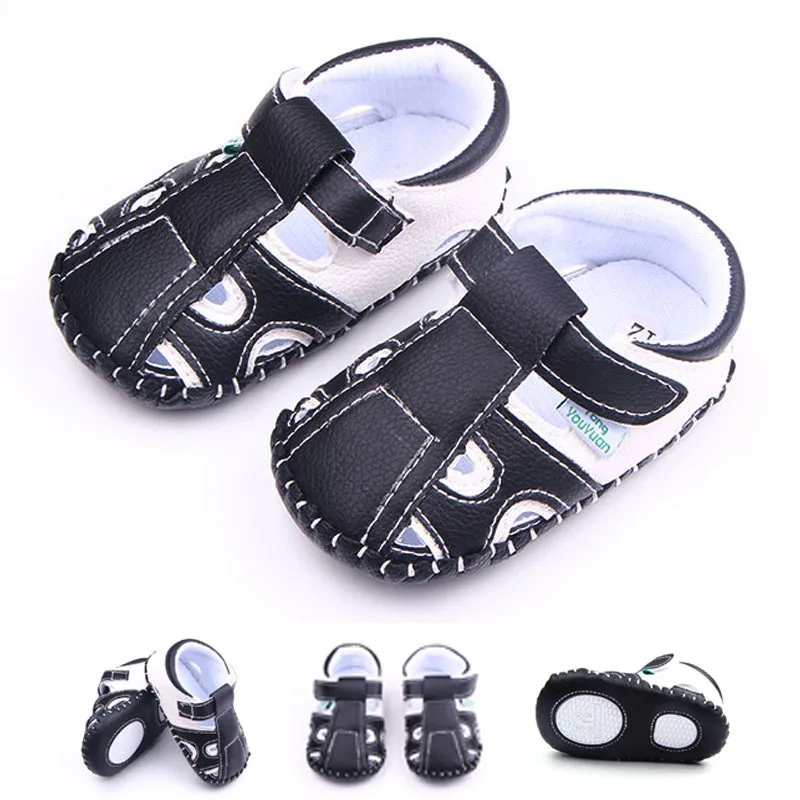 2016 New Baby Summer Shoes Boys Hard Sole Toddler Antislip ...
