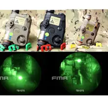 FMA тактический военный PEQ LA5-C обновленная версия светодиодный белый светильник+ зеленый лазер с ИК-объективами BK/DE/FG чехол для батареи
